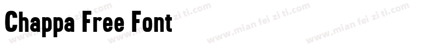 Chappa Free Font字体转换
